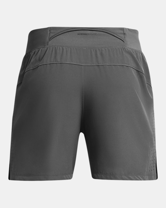 Men's UA Launch Elite 5'' Shorts, Gray, pdpMainDesktop image number 6